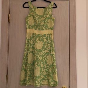 Jill Michelle Green and Yellow Floral Dress